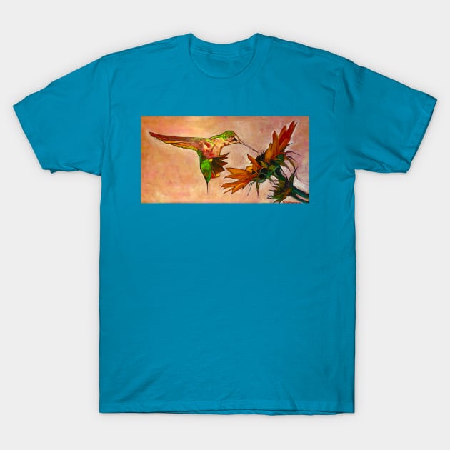 Hummingbird T-Shirt by Raybomusic01